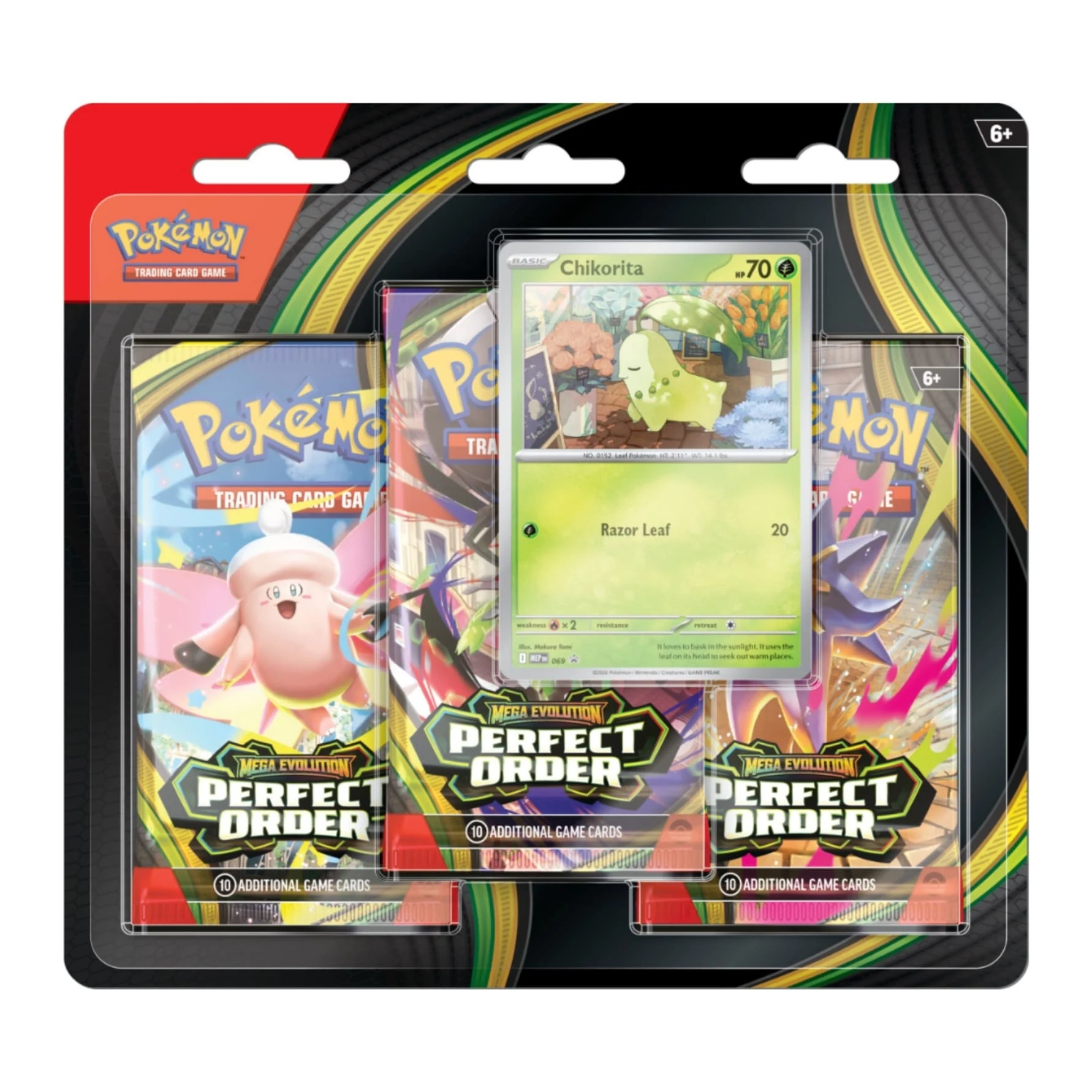 Pokémon Perfect Order Chikorita Blister Español