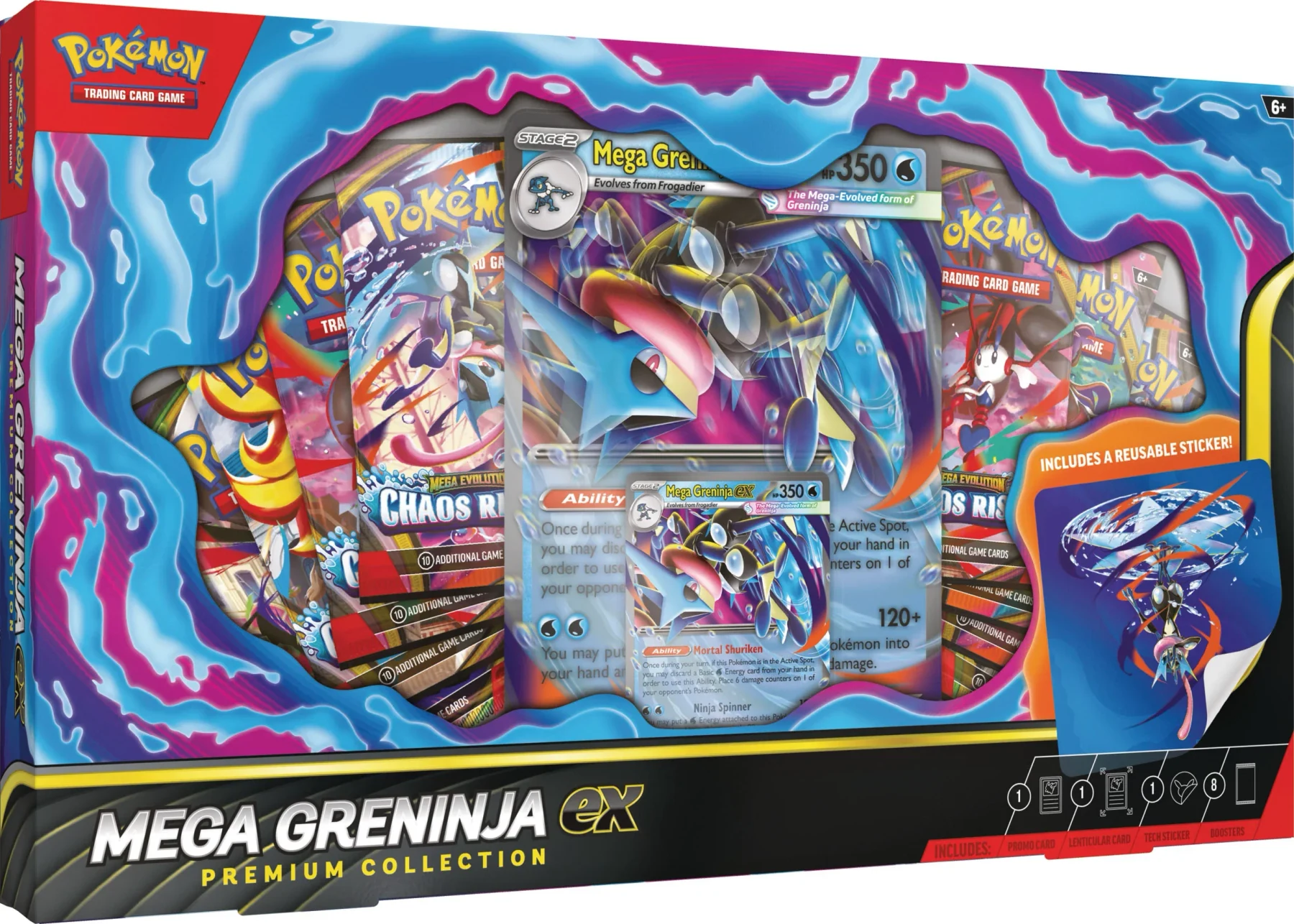 Mega Greninja ex Premium Collection - Inglés