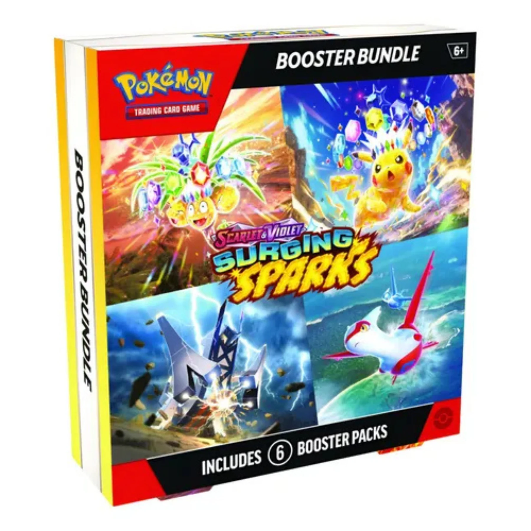 Scarlet & Violet: Surging Sparks – Booster Bundle – Ingles - Inglés