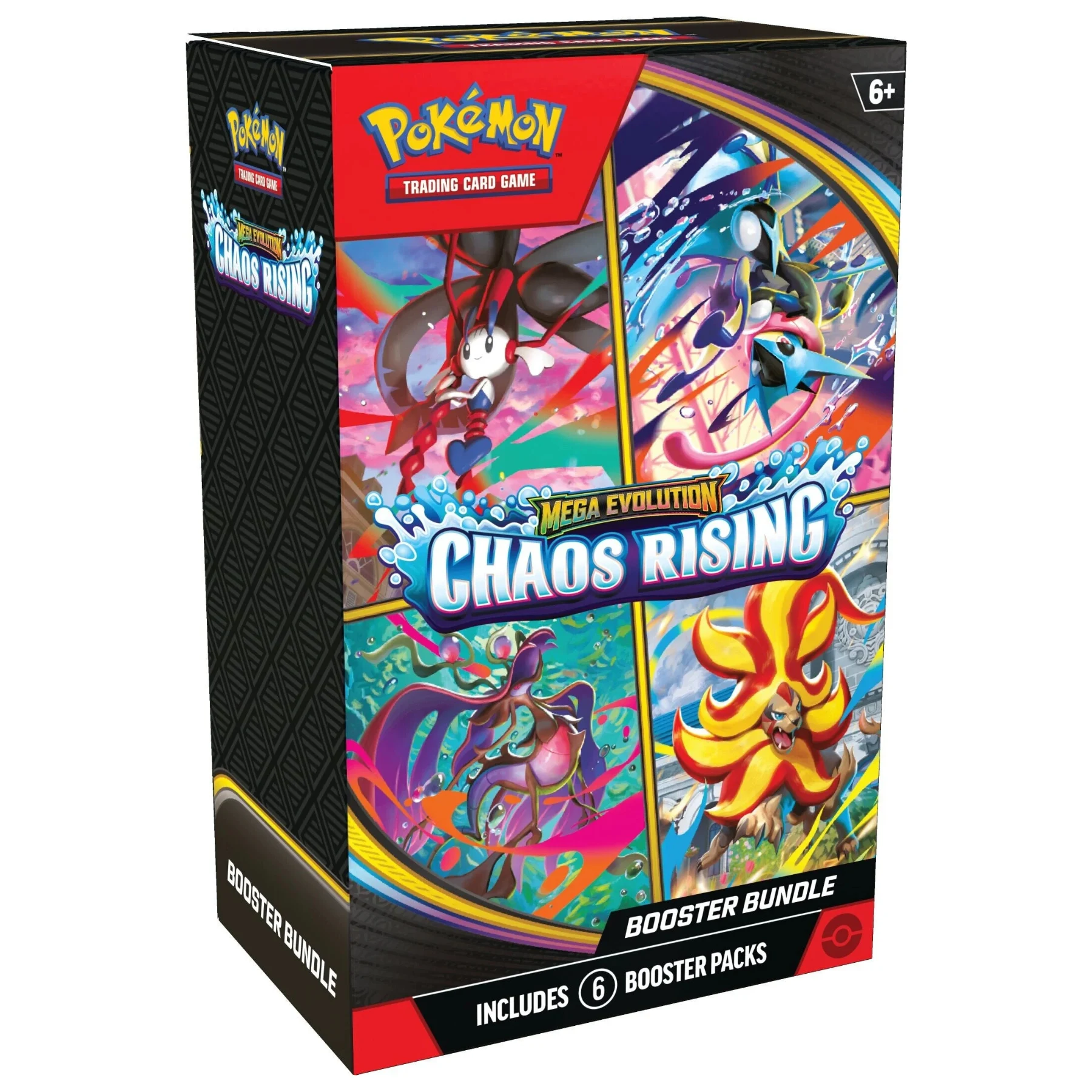 Mega Evolution Chaos Rising - Booster Bundle - Ingles - Inglés