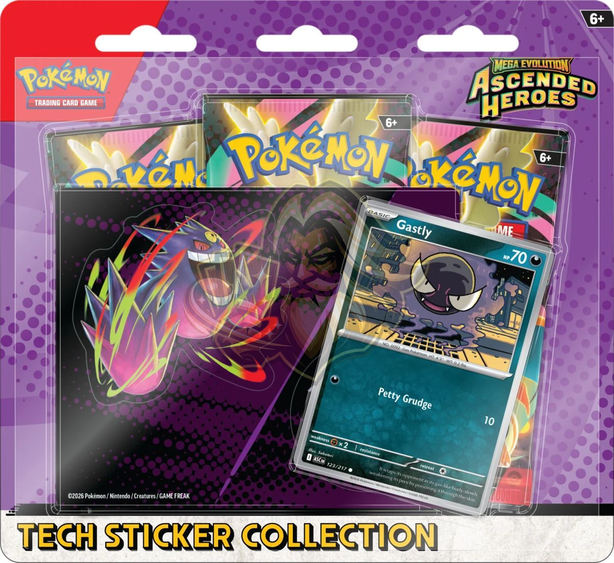 MEGA EVOLUTION – ASCENDED HEROES TECH STICKER COLLECTION - Español
