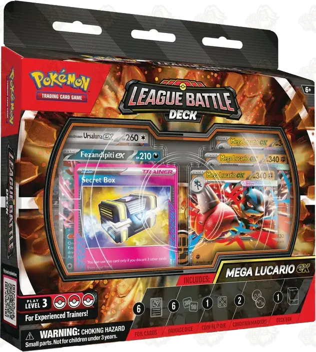 LEAGUE BATTLE DECK – MEGA LUCARIO EX - Inglés
