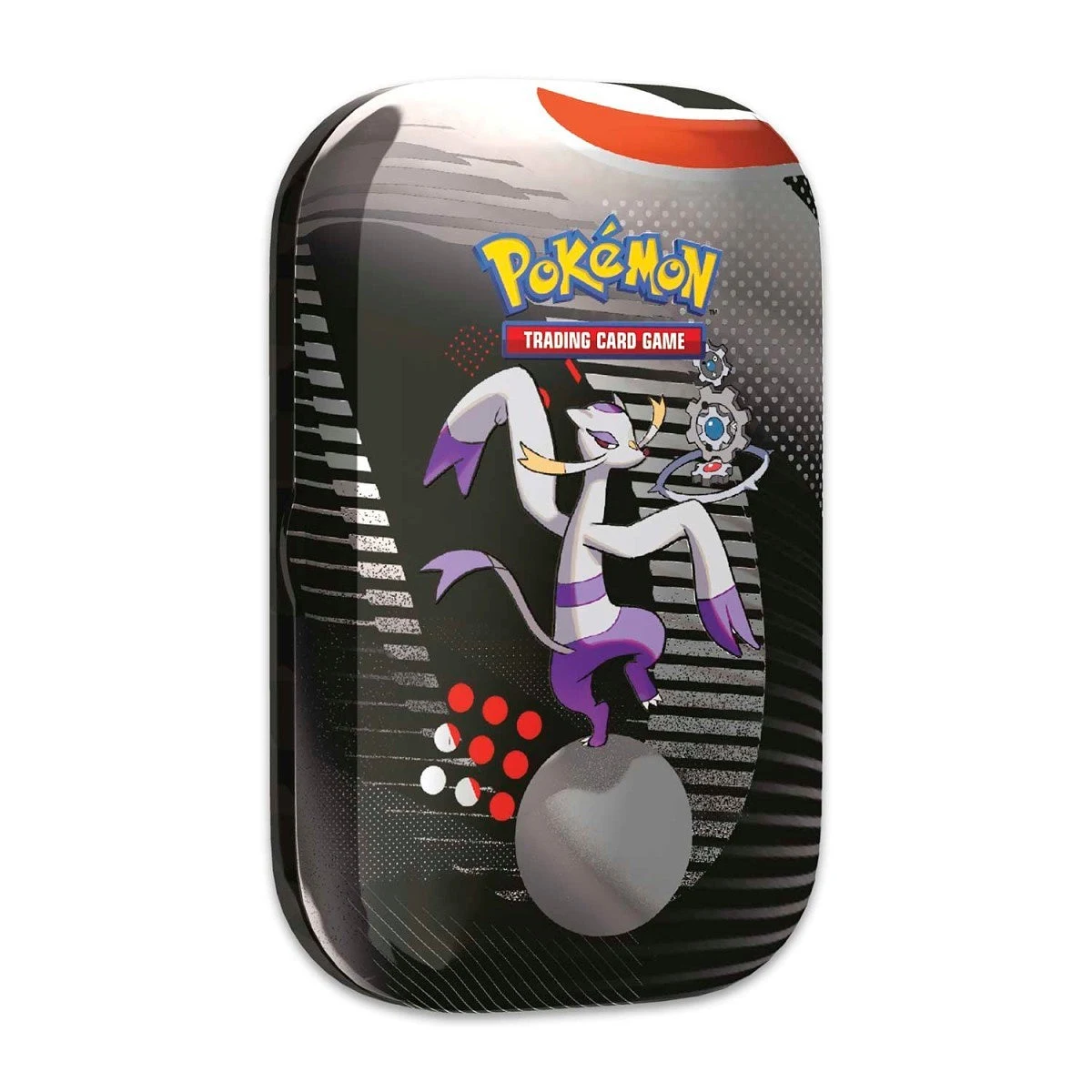 Scarlet & Violet Black Bolt & White Flare – Unova Collection – Mini Tin (Mienshao & Klinklang) - Español