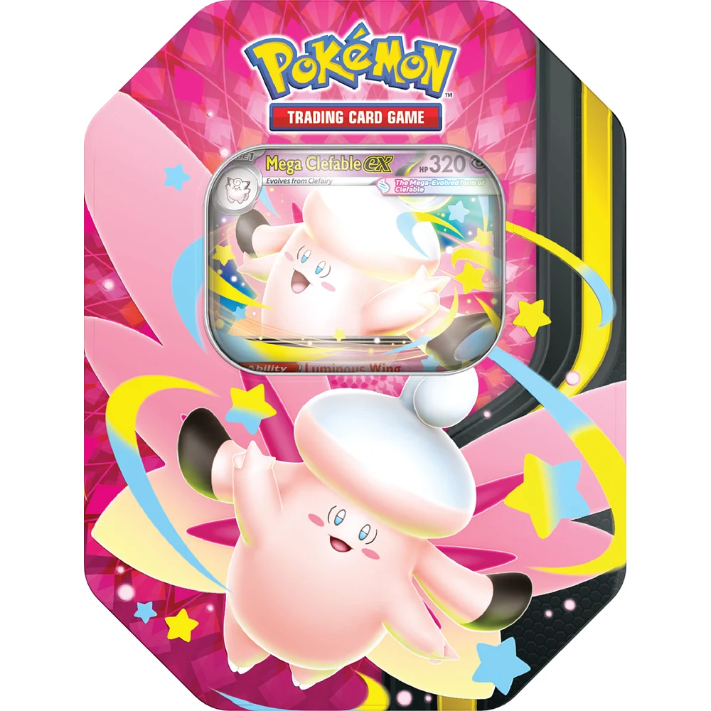 Mega Clefable – Mega Moonlit Tin - Inglés