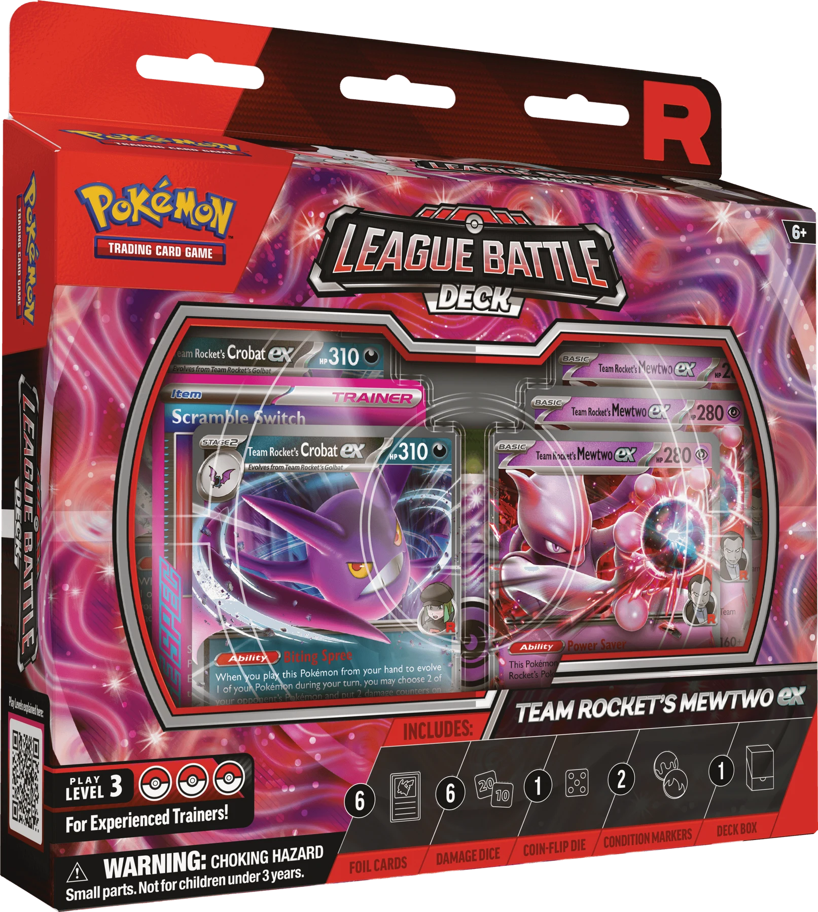 Team Rocket’s Mewtwo ex League Battle Deck INGLÉS